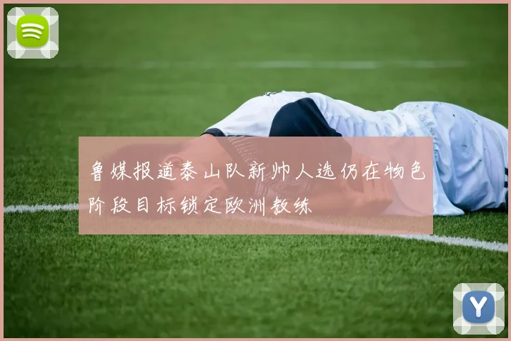 鲁媒报道泰山队新帅人选仍在物色阶段目标锁定欧洲教练