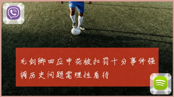 毛剑卿回应申花被扣罚十分事件强调历史问题需理性看待